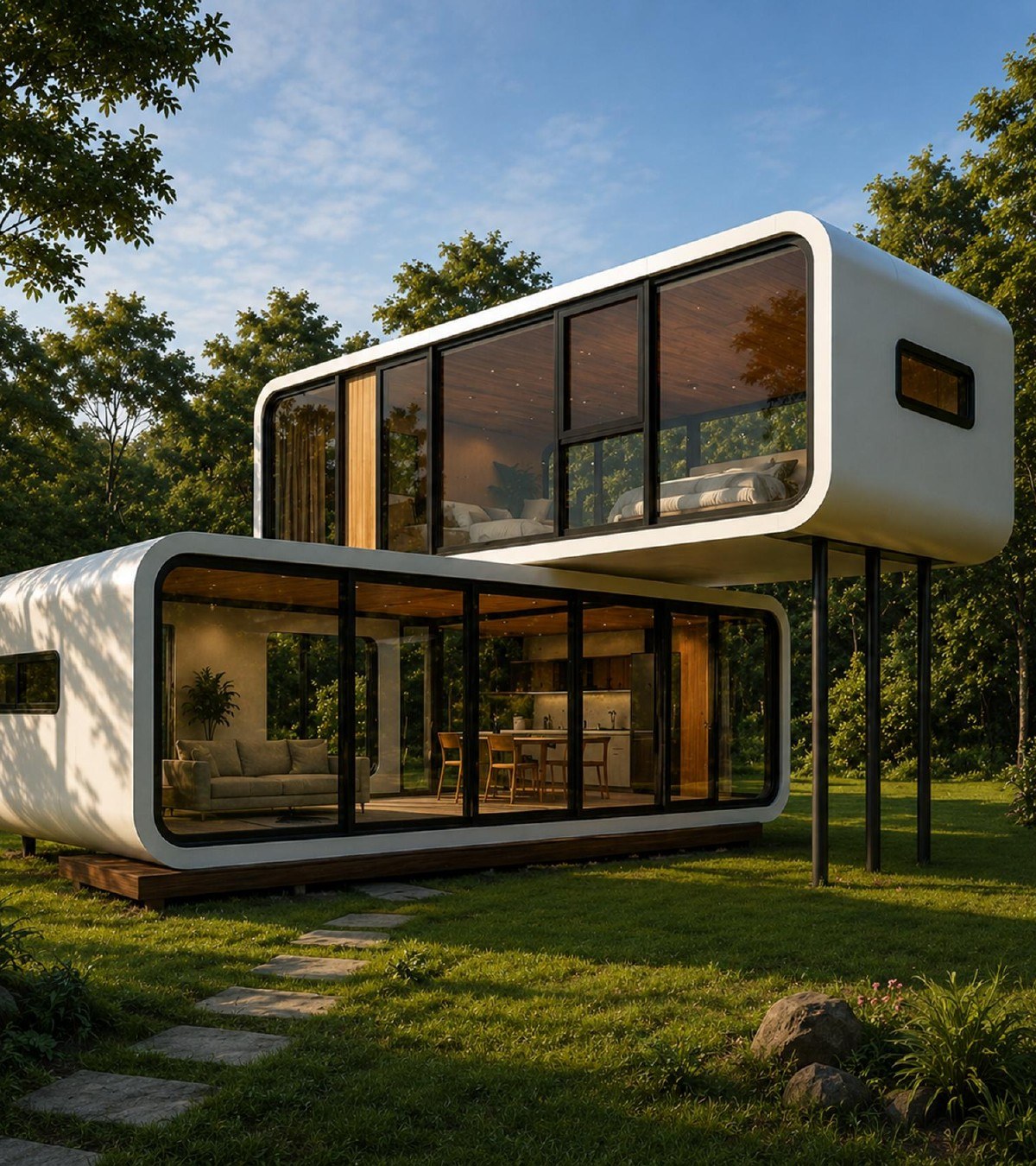 Module Aero with stacked modular volumes