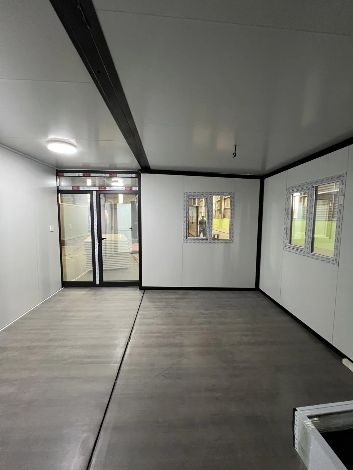Unfurnished interior.