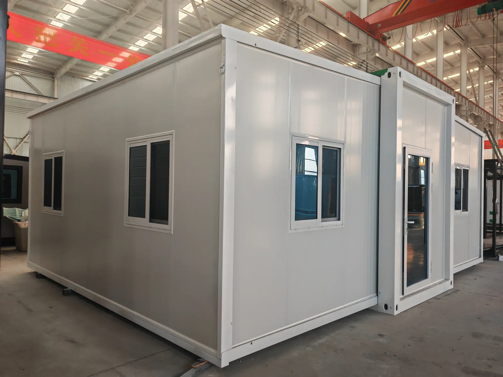 Reference module with panels and openings.